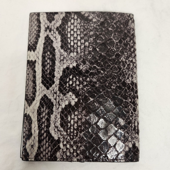 Python Leather Passport Holder - Picture 2 of 6